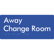 Away Change Room - Braille Tactile Signs Aust.