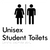 Unisex Student Toilets with Air Lock