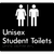 Unisex Student Toilets with Air Lock