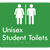 Unisex Student Toilets with Air Lock