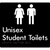 Unisex Student Toilets