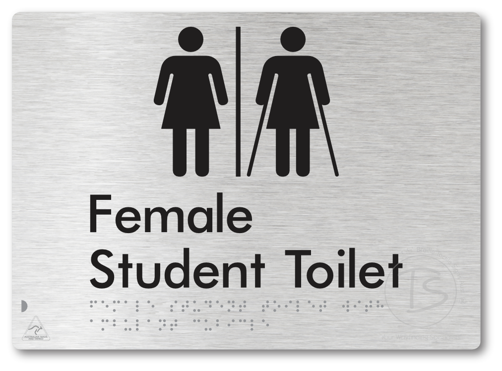 Female Student Toilet with Ambulant Cubicle & Airlock