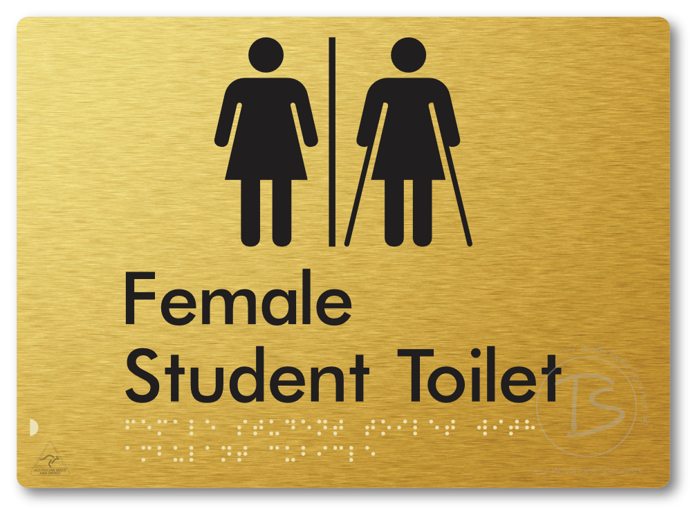 Female Student Toilet with Ambulant Cubicle & Airlock