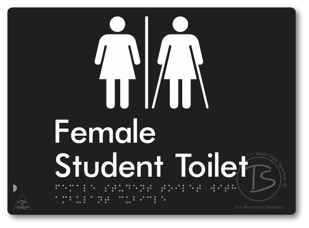 Female Student Toilet with Ambulant Cubicle & Airlock