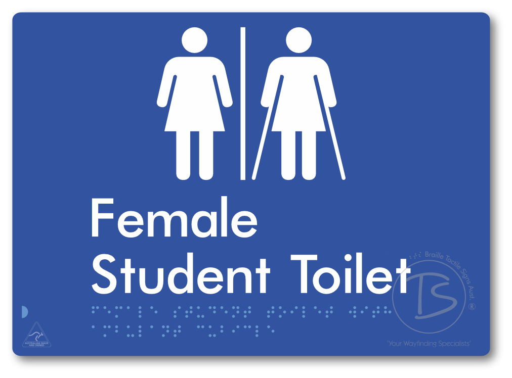 Female Student Toilet with Ambulant Cubicle & Airlock