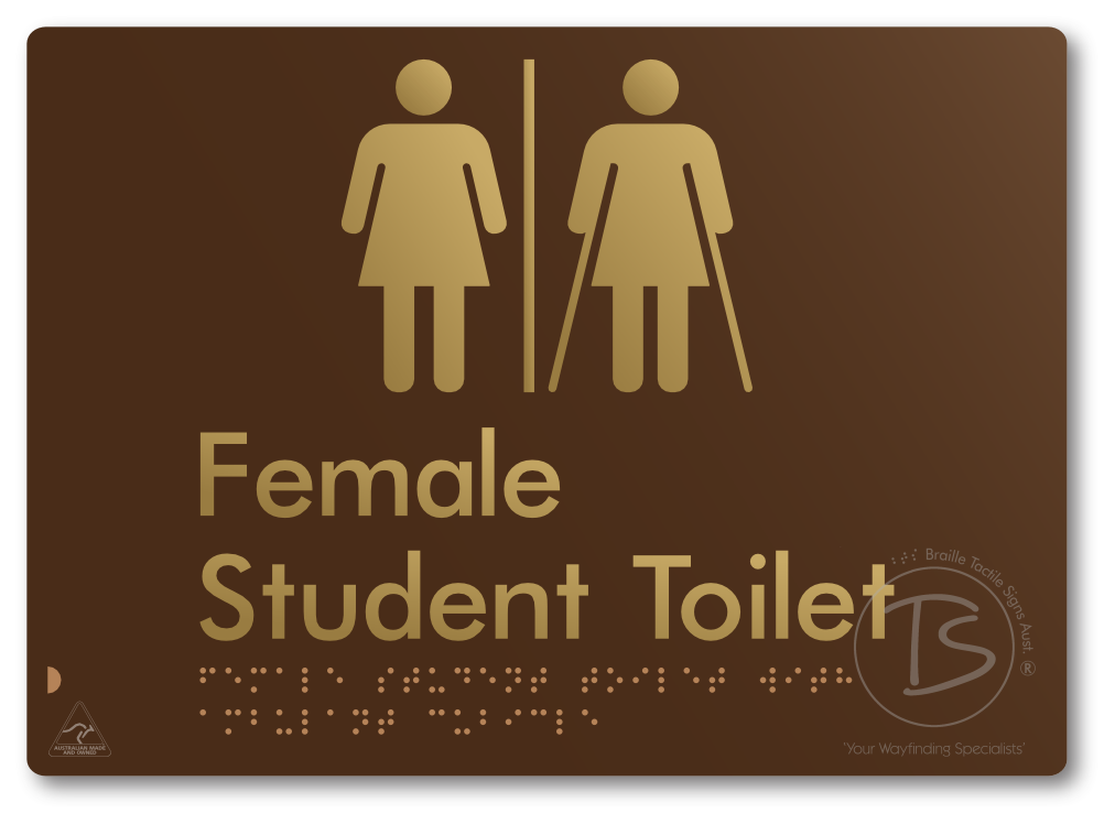 Female Student Toilet with Ambulant Cubicle & Airlock