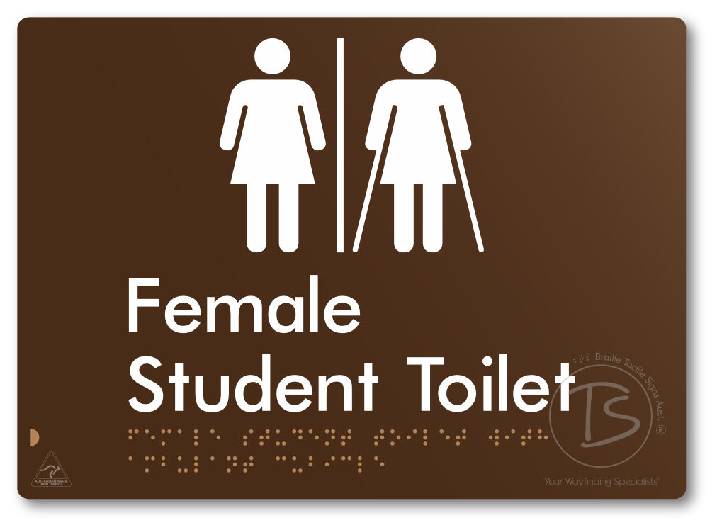 Female Student Toilet with Ambulant Cubicle & Airlock