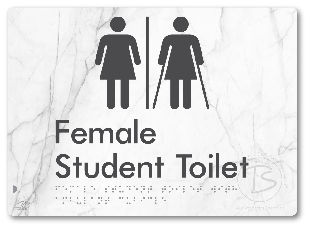 Female Student Toilet with Ambulant Cubicle & Airlock