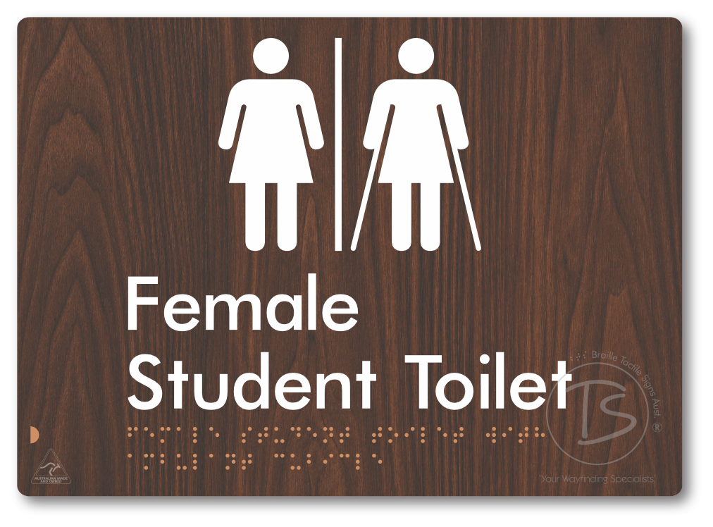 Female Student Toilet with Ambulant Cubicle & Airlock