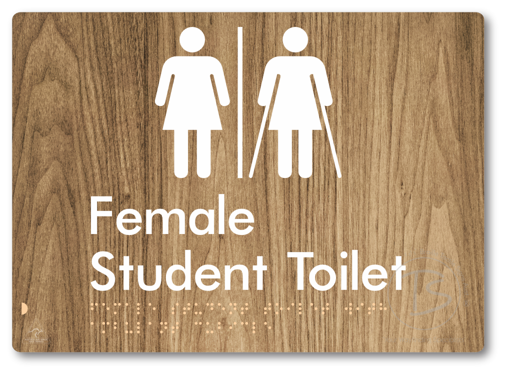 Female Student Toilet with Ambulant Cubicle & Airlock