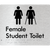 Female Student Toilet with Ambulant Cubicle