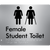 Female Student Toilet with Ambulant Cubicle