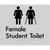 Female Student Toilet with Ambulant Cubicle