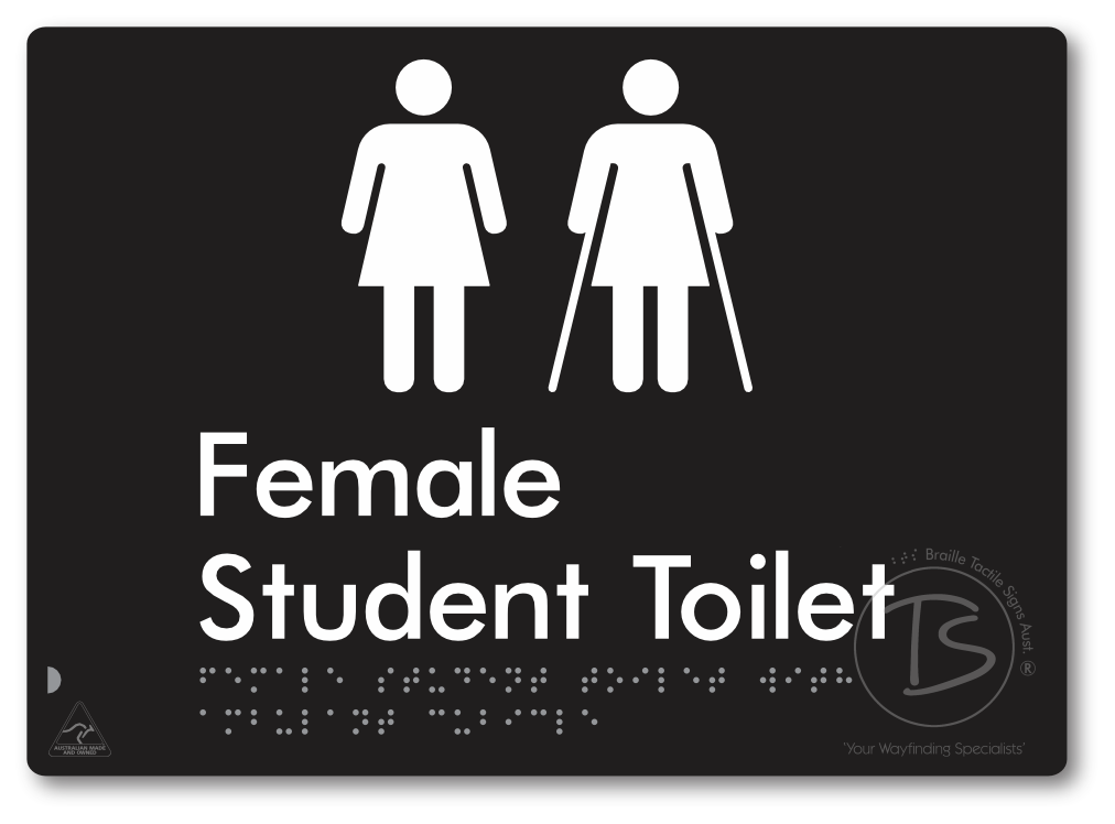 Female Student Toilet with Ambulant Cubicle
