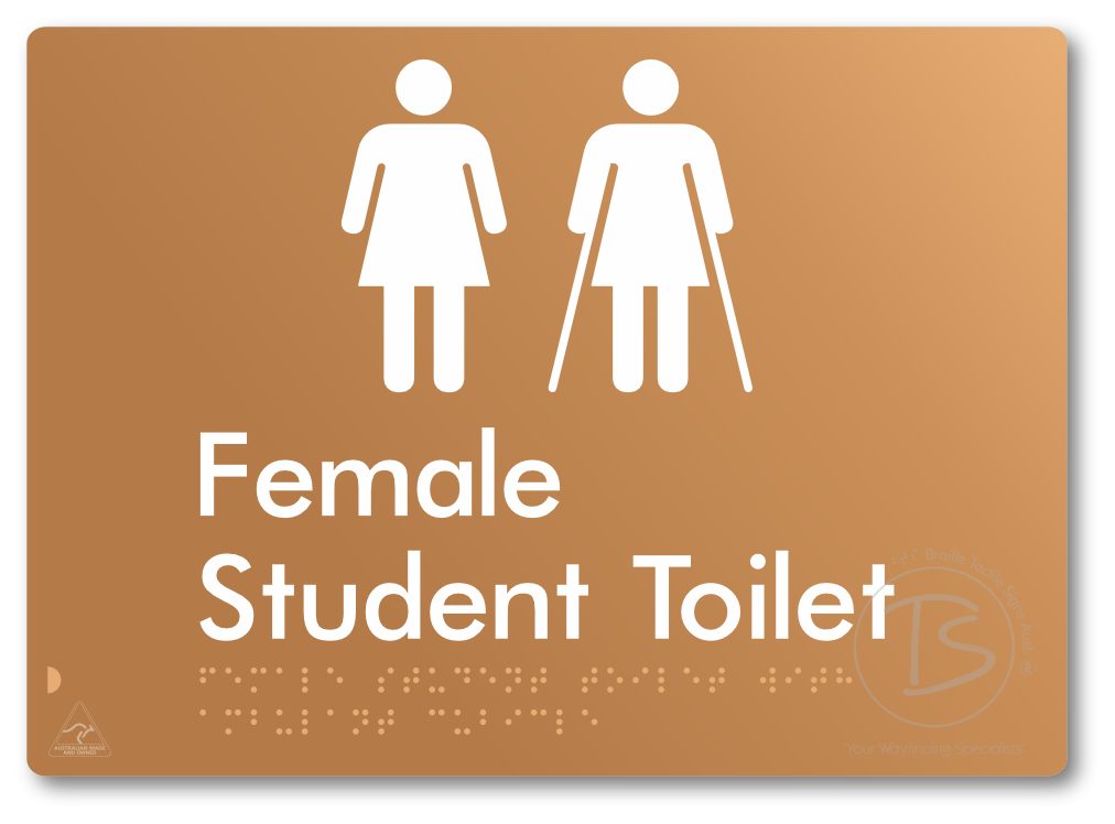 Female Student Toilet with Ambulant Cubicle