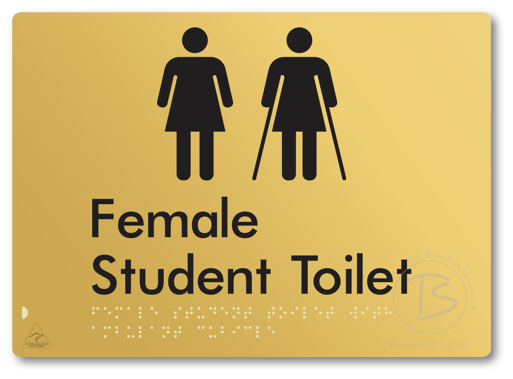 Female Student Toilet with Ambulant Cubicle