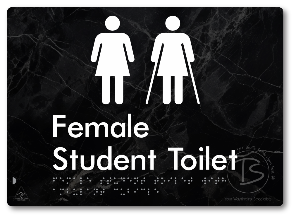 Female Student Toilet with Ambulant Cubicle