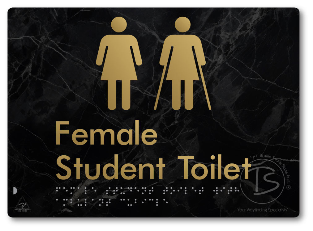 Female Student Toilet with Ambulant Cubicle