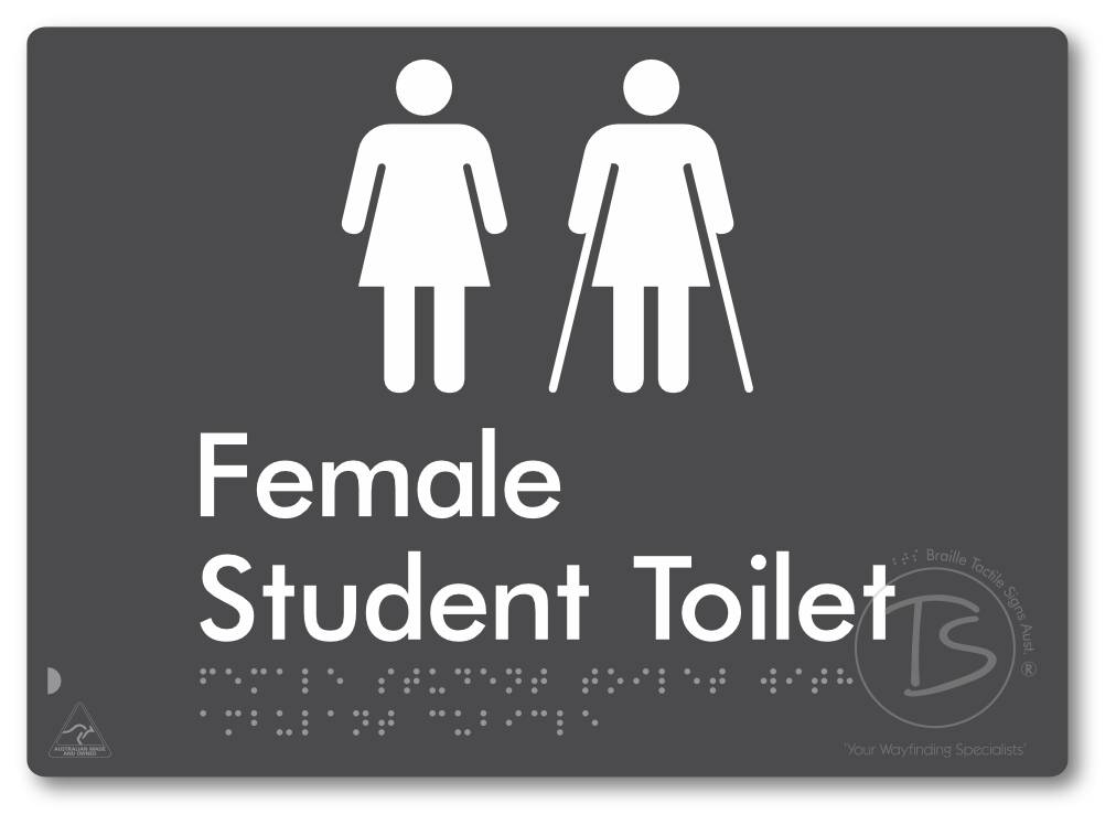 Female Student Toilet with Ambulant Cubicle