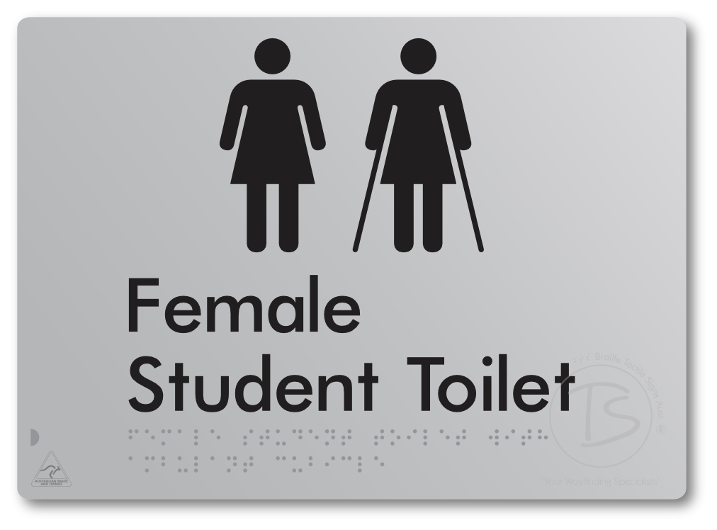 Female Student Toilet with Ambulant Cubicle