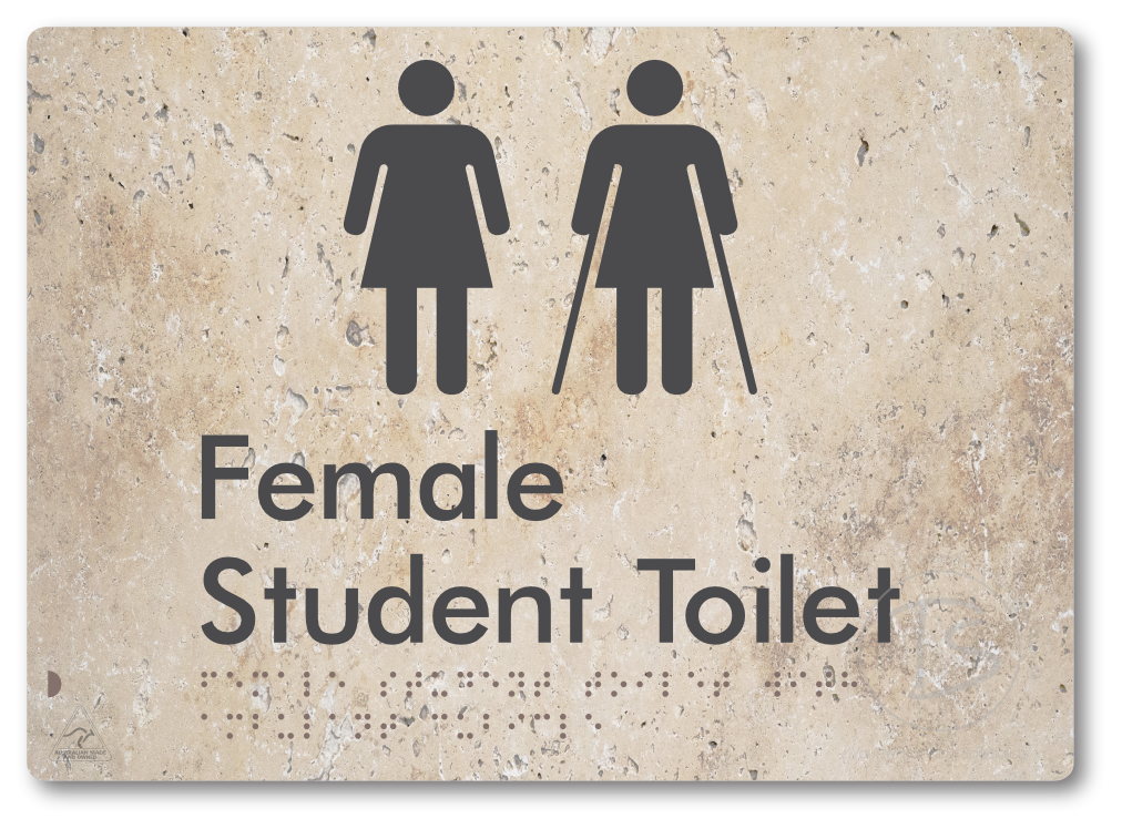 Female Student Toilet with Ambulant Cubicle