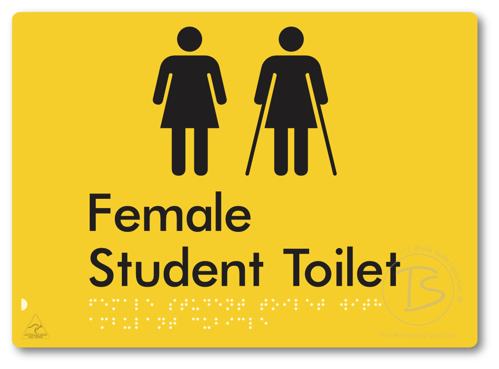 Female Student Toilet with Ambulant Cubicle