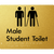 Male Student Toilet with Ambulant Cubicle & Airlock