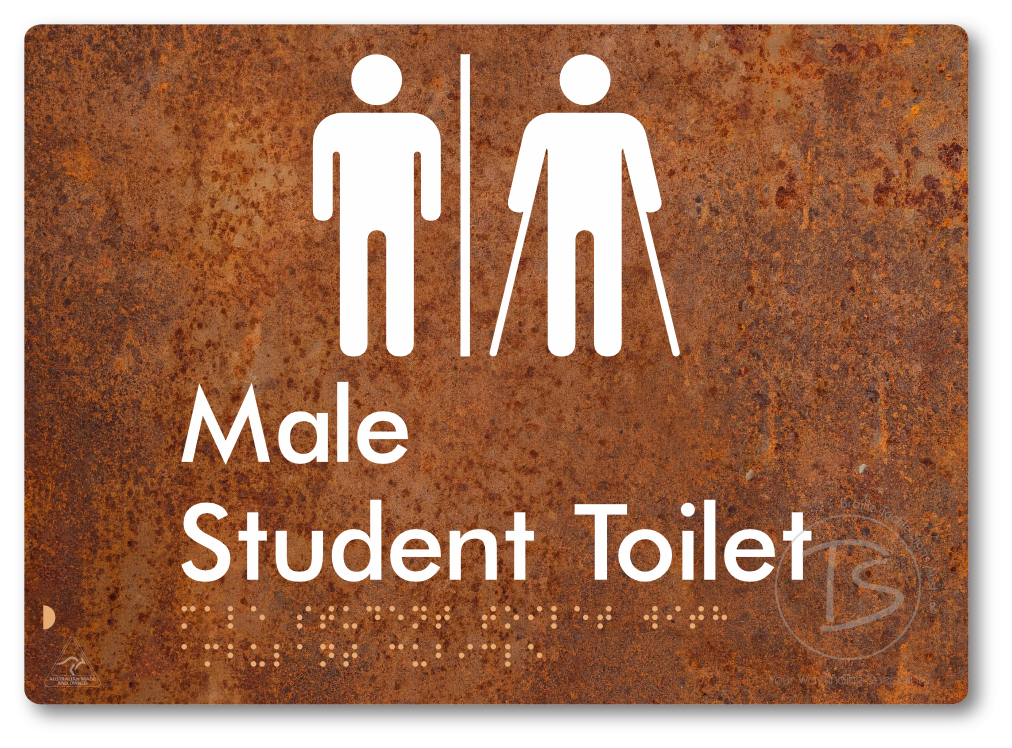 Male Student Toilet with Ambulant Cubicle & Airlock