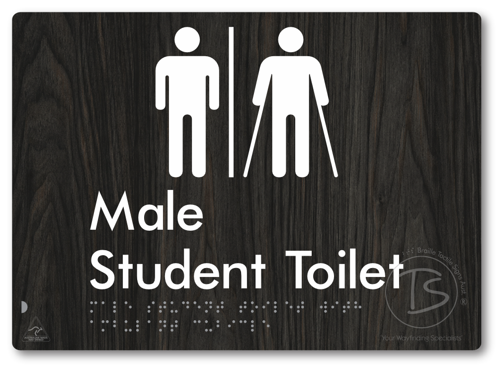 Male Student Toilet with Ambulant Cubicle & Airlock