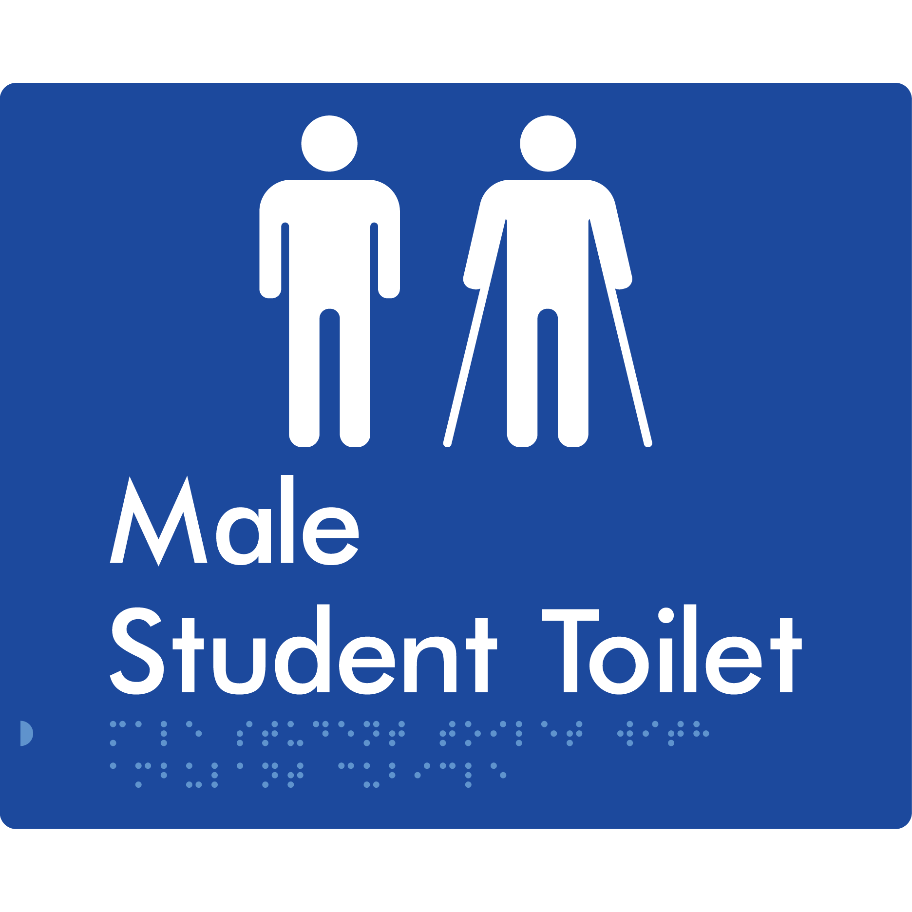 Male Student Toilet with Ambulant Cubicle