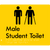 Male Student Toilet with Ambulant Cubicle
