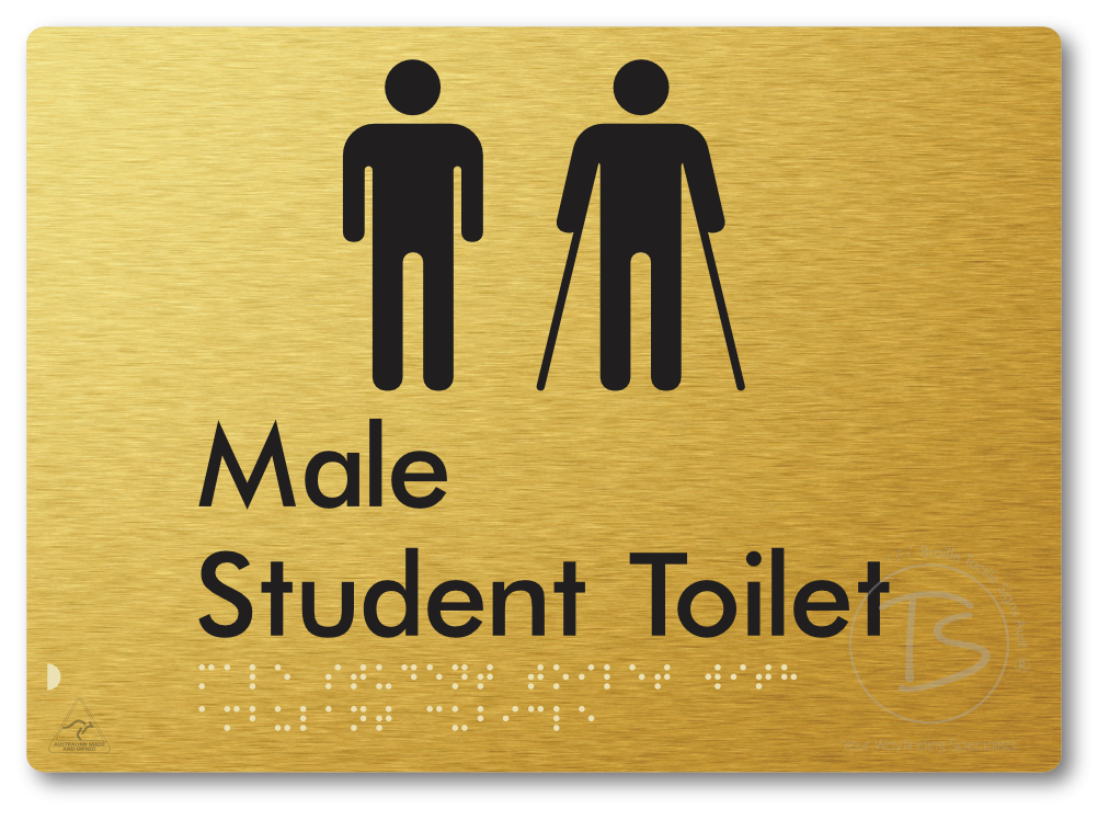 Male Student Toilet with Ambulant Cubicle