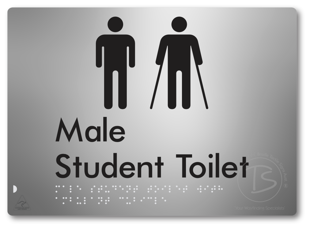 Male Student Toilet with Ambulant Cubicle
