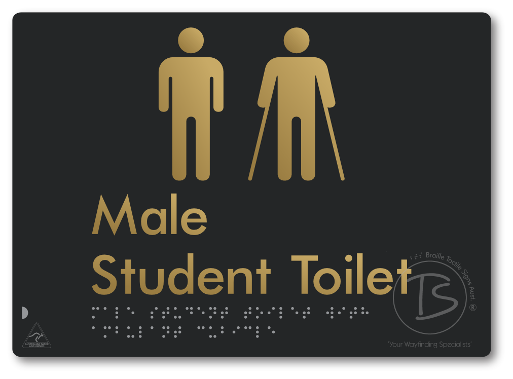 Male Student Toilet with Ambulant Cubicle