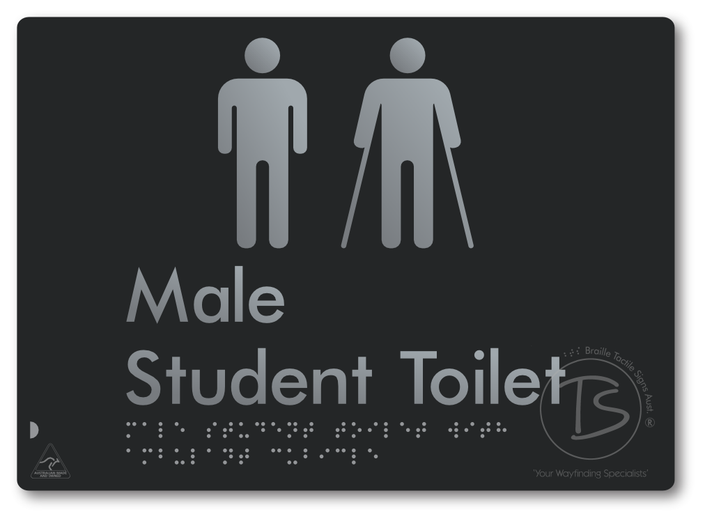 Male Student Toilet with Ambulant Cubicle