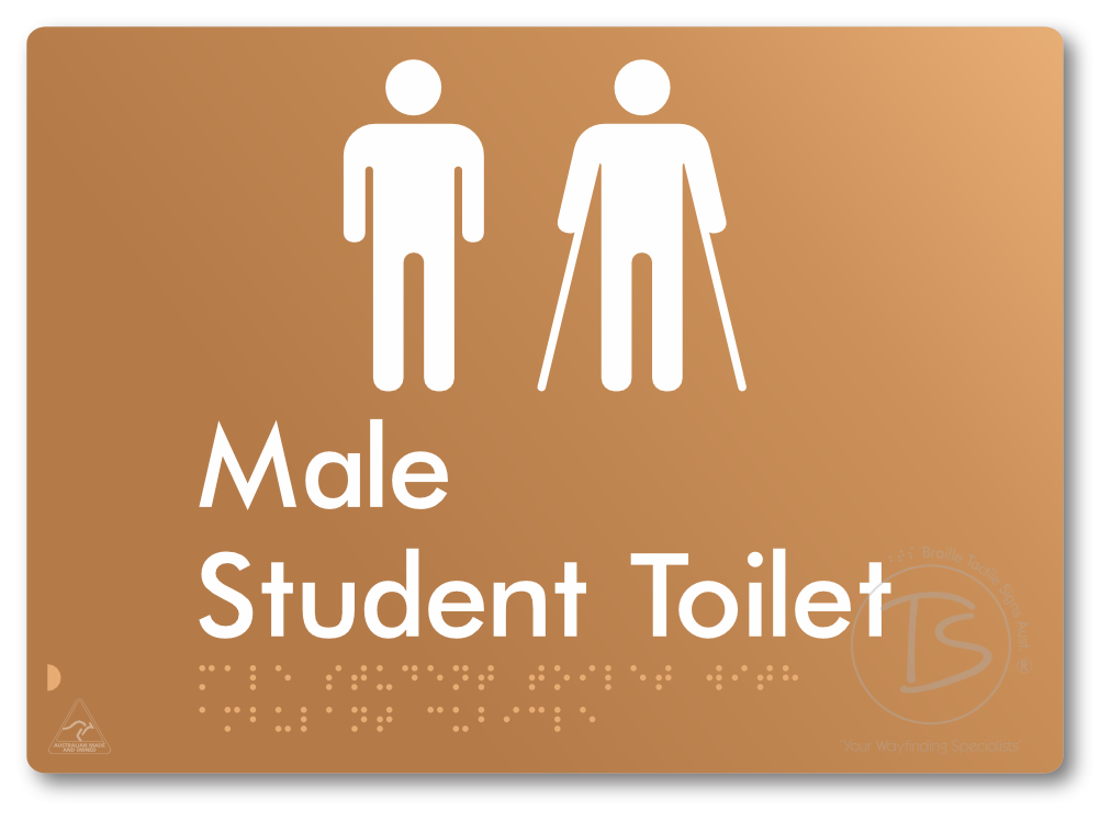 Male Student Toilet with Ambulant Cubicle