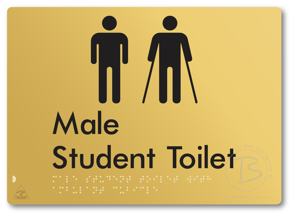 Male Student Toilet with Ambulant Cubicle