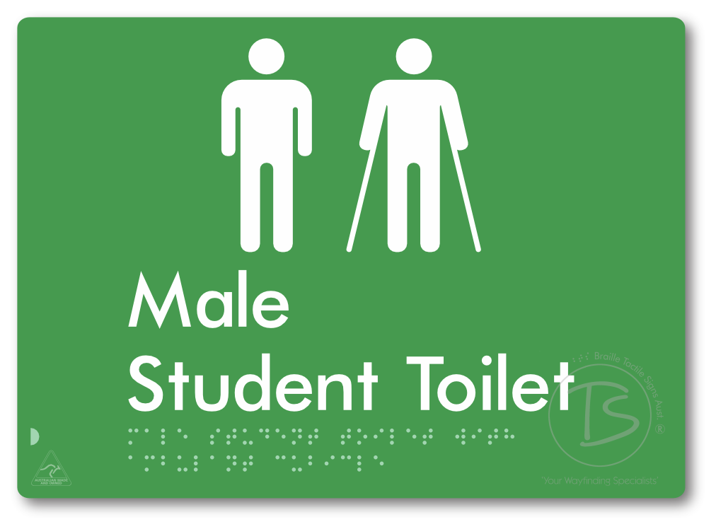 Male Student Toilet with Ambulant Cubicle