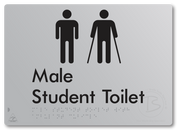Male Student Toilet with Ambulant Cubicle