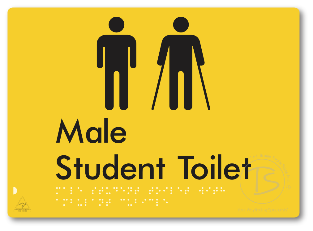 Male Student Toilet with Ambulant Cubicle