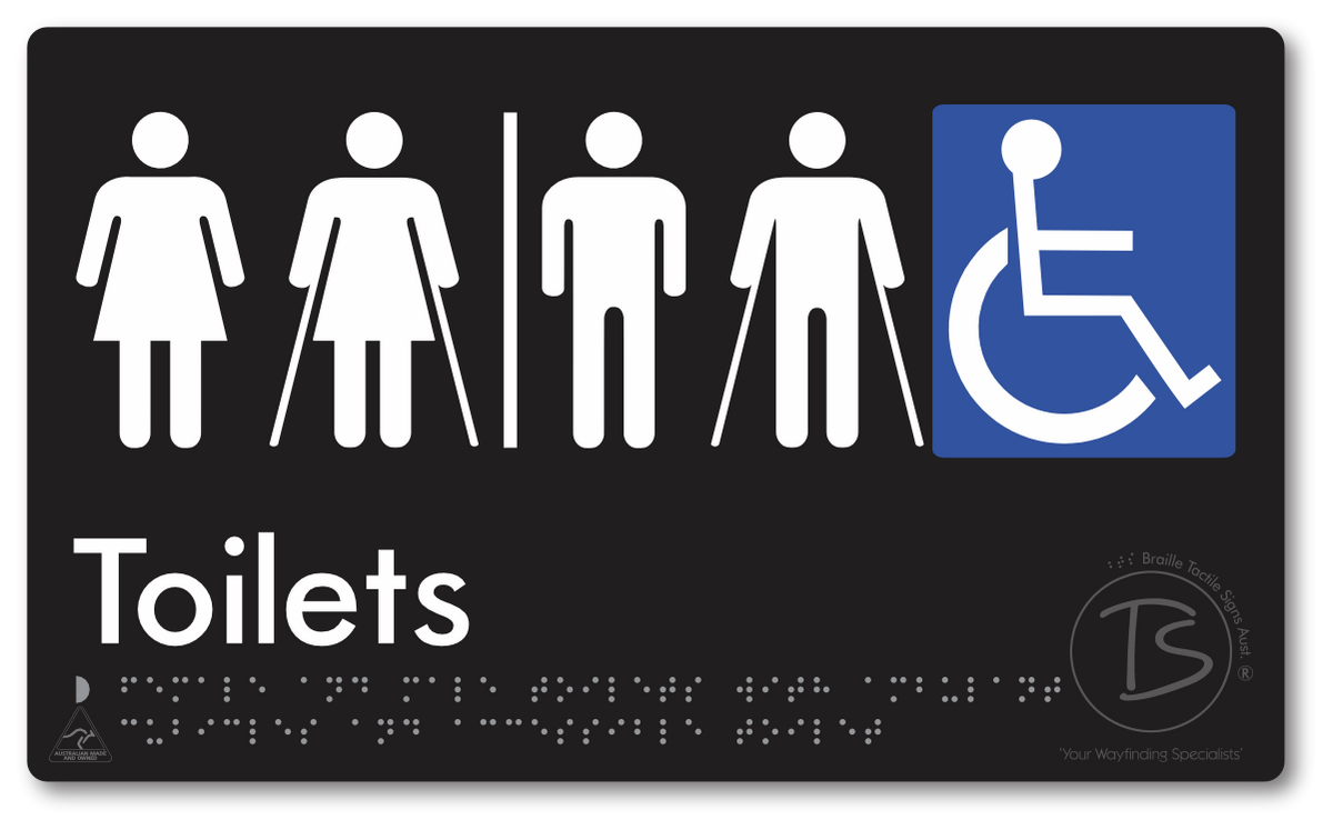 Female & Male Toilets with Ambulant Cubicles and Accessible Toilet with Airlock