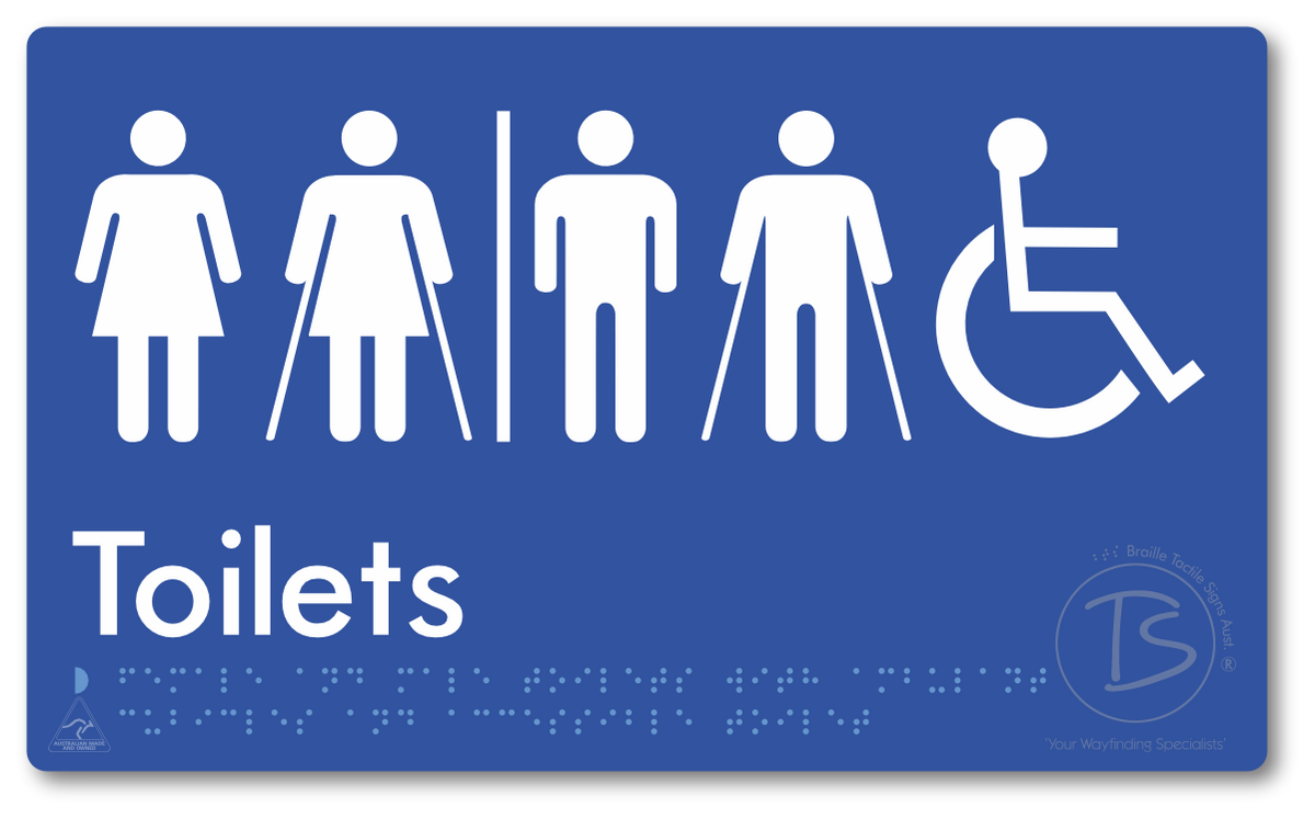 Female & Male Toilets with Ambulant Cubicles and Accessible Toilet with Airlock