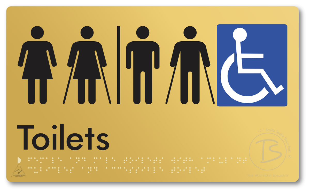 Female & Male Toilets with Ambulant Cubicles and Accessible Toilet with Airlock