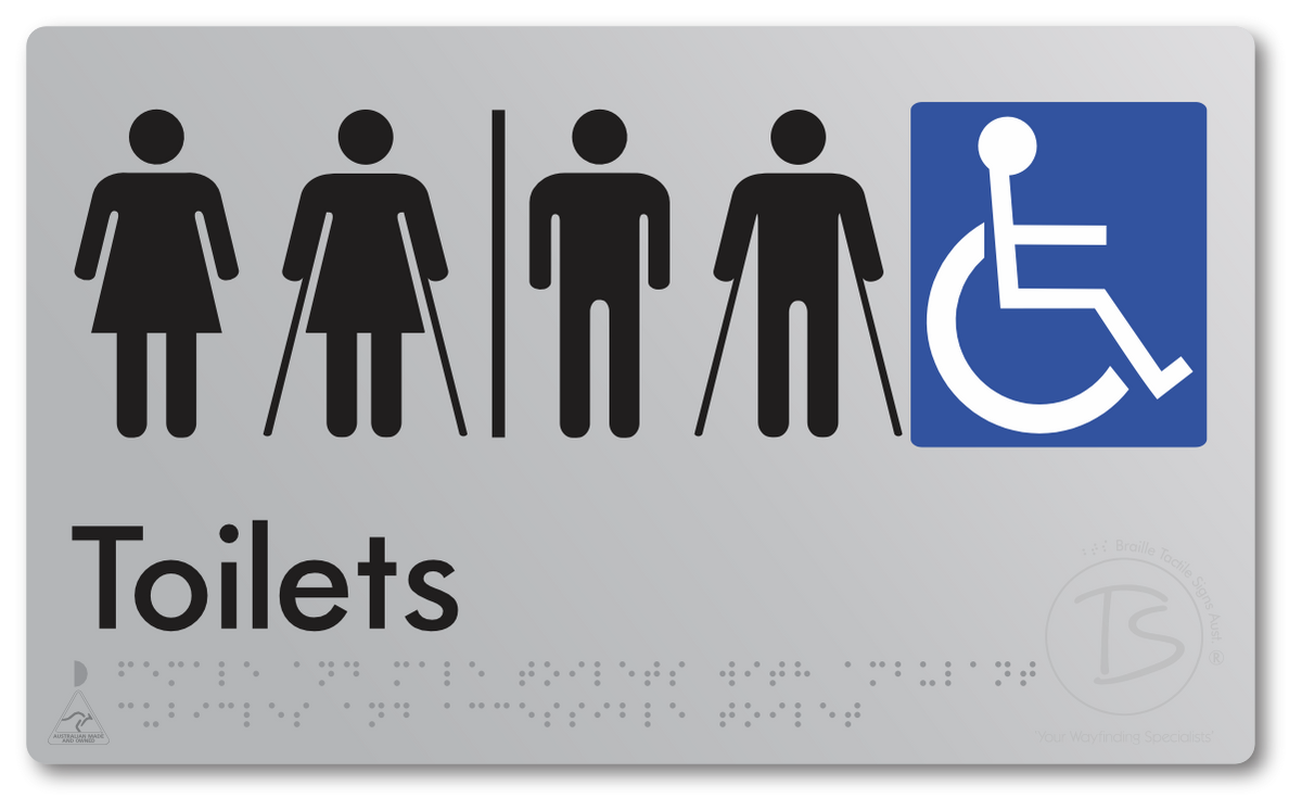 Female & Male Toilets with Ambulant Cubicles and Accessible Toilet with Airlock