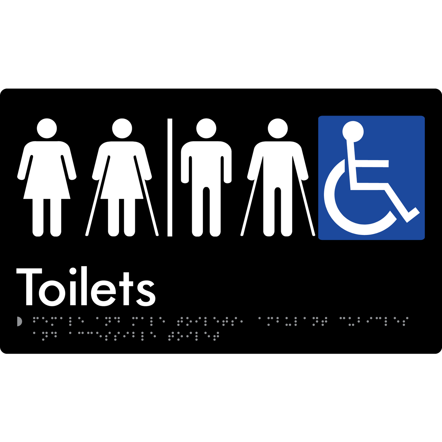 Female & Male Toilets with Ambulant Cubicles and Accessible Toilet with Airlock