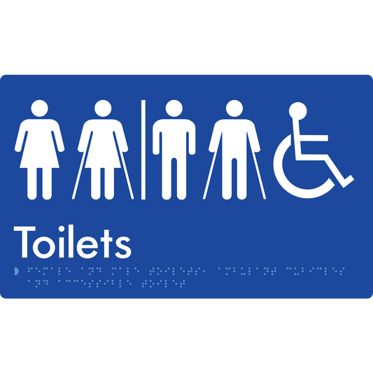 Female & Male Toilets with Ambulant Cubicles and Accessible Toilet with Airlock