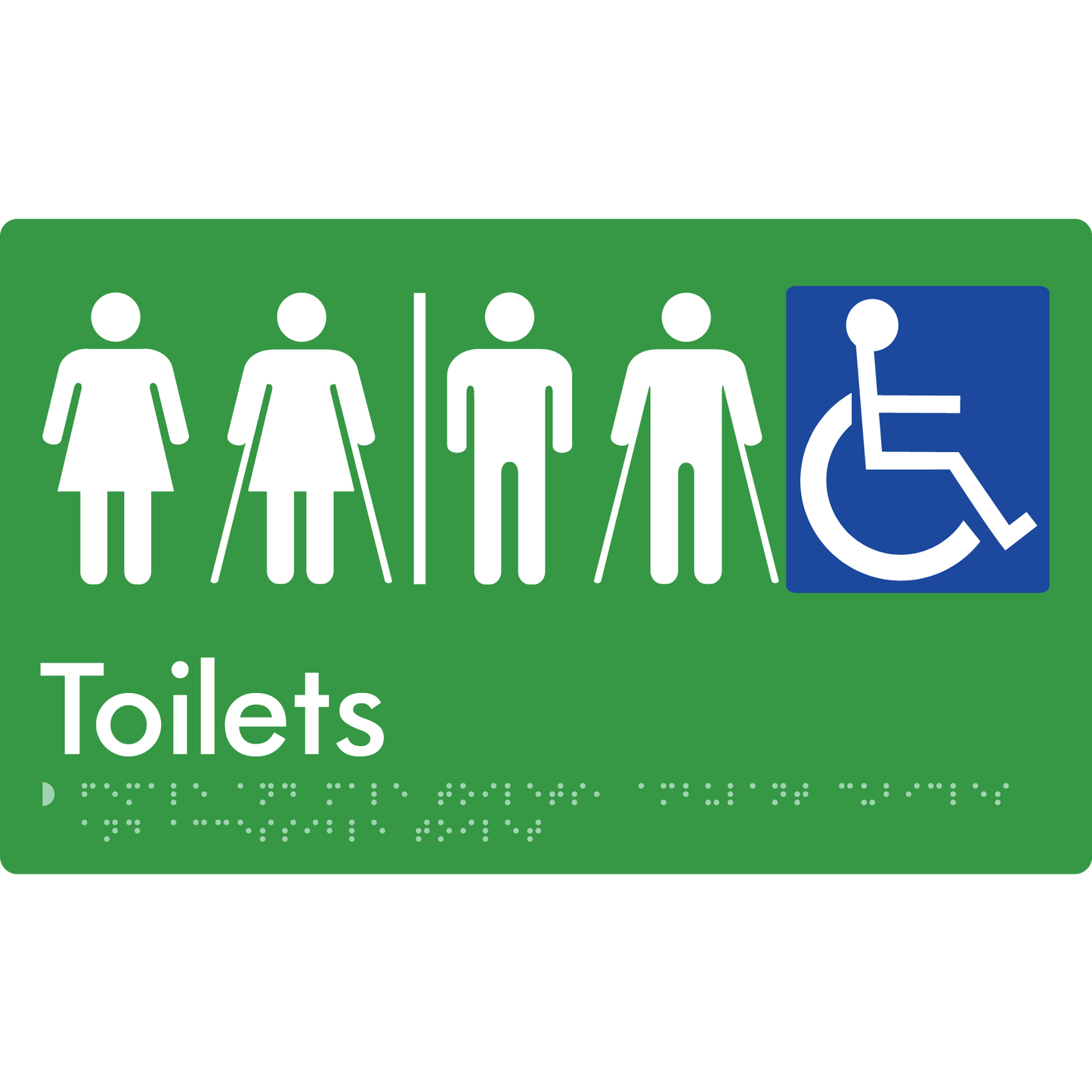 Female & Male Toilets with Ambulant Cubicles and Accessible Toilet with Airlock
