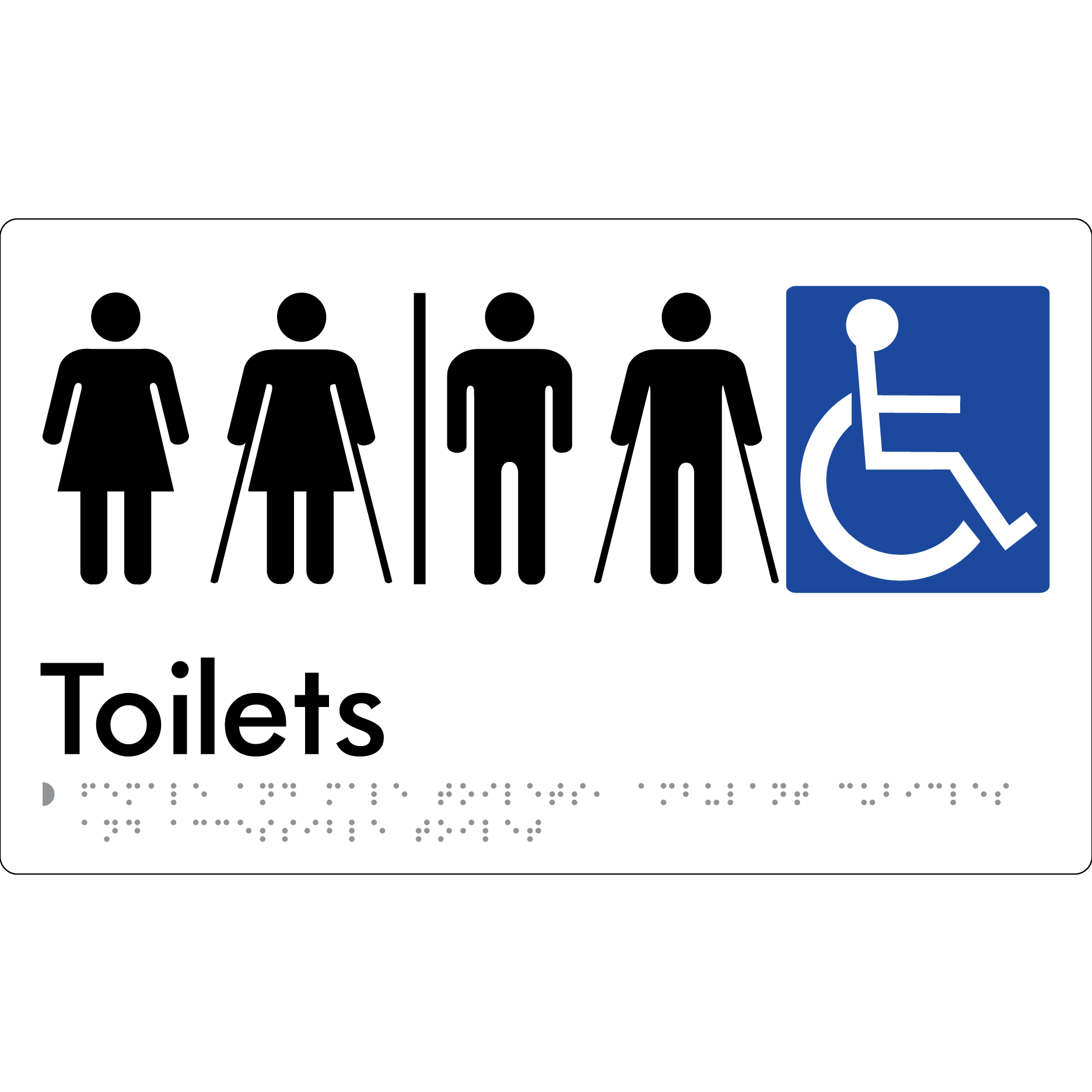 Female & Male Toilets with Ambulant Cubicles and Accessible Toilet with Airlock