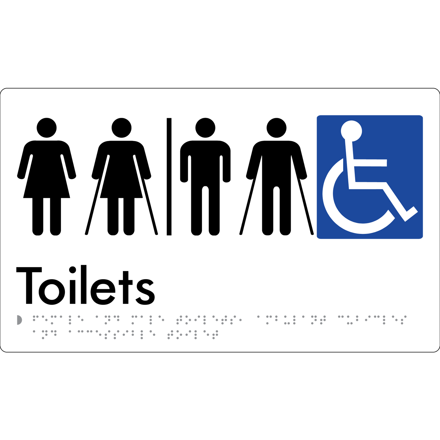 Female & Male Toilets with Ambulant Cubicles and Accessible Toilet with Airlock