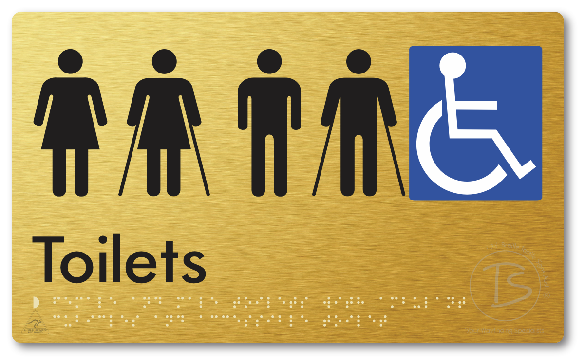 Unisex Accessible Toilet and Ambulant Toilet